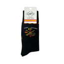 Comprar Calcetines Guarcia Civil española - Azul La Flamenca de Borgoña, Bandera de España, Cruz de Borgoña, Patricia Muñoz, VOX, Santiago Abascal