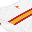 Comprar Bikini bandeau reciclado Bandera de España La Flamenca de Borgoña Bandera España