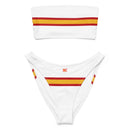 Comprar Bikini bandeau reciclado Bandera de España La Flamenca de Borgoña Bandera España
