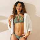 Comprar Bikini de triángulo Ejército Español La Flamenca de Borgoña, Bandera de España, Cruz de Borgoña, Patricia Muñoz, VOX, Santiago Abascal