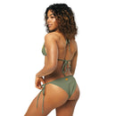 Comprar Bikini de triángulo Ejército Español La Flamenca de Borgoña, Bandera de España, Cruz de Borgoña, Patricia Muñoz, VOX, Santiago Abascal