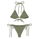 Comprar Bikini de triángulo Legión La Flamenca de Borgoña, Bandera de España, Cruz de Borgoña, Patricia Muñoz, VOX, Santiago Abascal