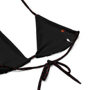 Comprar Bikini de triángulo negro Cruz de Borgoña La Flamenca de Borgoña, Bandera de España, Cruz de Borgoña, Patricia Muñoz, VOX, Santiago Abascal