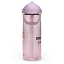 Comprar Botella de agua con tapa y pajita abatible "SÍ, Soy Facha, y con orgullo" La Flamenca de Borgoña Bandera España