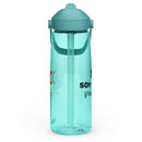 Comprar Botella de agua con tapa y pajita abatible "SÍ, Soy Facha, y con orgullo" La Flamenca de Borgoña Bandera España