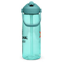 Comprar Botella de agua con tapa y pajita abatible "SÍ, Soy Facha, y con orgullo" La Flamenca de Borgoña Bandera España