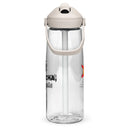 Comprar Botella de agua con tapa y pajita abatible "SÍ, Soy Facha, y con orgullo" La Flamenca de Borgoña Bandera España