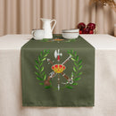 Comprar Camino de mesa Legión Española La Flamenca de Borgoña, Bandera de España, Cruz de Borgoña, Patricia Muñoz, VOX, Santiago Abascal