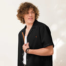 Comprar Camisa Bandera España negra manga corta unisex La Flamenca de Borgoña, Bandera de España, Cruz de Borgoña, Patricia Muñoz, VOX, Santiago Abascal