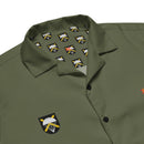 Comprar Camisa Bripac verde manga corta unisex La Flamenca de Borgoña, Bandera de España, Cruz de Borgoña, Patricia Muñoz, VOX, Santiago Abascal