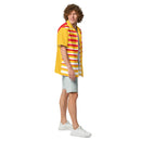 Comprar Camisa Cara al Sol manga corta unisex La Flamenca de Borgoña, Bandera de España, Cruz de Borgoña, Patricia Muñoz, VOX, Santiago Abascal
