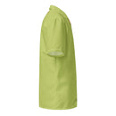 Comprar Camisa España verde ácido manga corta unisex La Flamenca de Borgoña, Bandera de España, Cruz de Borgoña, Patricia Muñoz, VOX, Santiago Abascal
