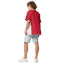 Comprar Camisa Rayas rojas manga corta unisex La Flamenca de Borgoña, Bandera de España, Cruz de Borgoña, Patricia Muñoz, VOX, Santiago Abascal