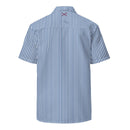 Comprar Camisa rayas azules manga corta unisex La Flamenca de Borgoña, Bandera de España, Cruz de Borgoña, Patricia Muñoz, VOX, Santiago Abascal