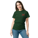 Comprar Camiseta clásica unisex Cruz de Borgoña mediana - Talla L OFERTA La Flamenca de Borgoña Bandera España
