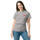 Comprar Camiseta clásica unisex Cruz de Borgoña mediana - Talla L OFERTA La Flamenca de Borgoña Bandera España