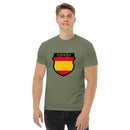 Comprar Camiseta hombre División Azul La Flamenca de Borgoña, Bandera de España, Cruz de Borgoña, Patricia Muñoz, VOX, Santiago Abascal