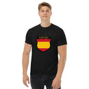 Comprar Camiseta hombre División Azul La Flamenca de Borgoña, Bandera de España, Cruz de Borgoña, Patricia Muñoz, VOX, Santiago Abascal