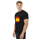 Comprar Camiseta hombre División Azul La Flamenca de Borgoña, Bandera de España, Cruz de Borgoña, Patricia Muñoz, VOX, Santiago Abascal