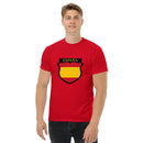 Comprar Camiseta hombre División Azul La Flamenca de Borgoña, Bandera de España, Cruz de Borgoña, Patricia Muñoz, VOX, Santiago Abascal