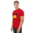 Comprar Camiseta hombre División Azul La Flamenca de Borgoña, Bandera de España, Cruz de Borgoña, Patricia Muñoz, VOX, Santiago Abascal