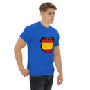Comprar Camiseta hombre División Azul La Flamenca de Borgoña, Bandera de España, Cruz de Borgoña, Patricia Muñoz, VOX, Santiago Abascal