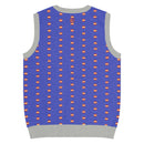 Comprar Chaleco Bandera España de punto con cuello pico La Flamenca de Borgoña Bandera España