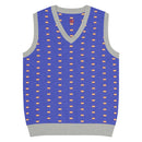 Comprar Chaleco Bandera España de punto con cuello pico La Flamenca de Borgoña Bandera España