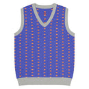 Comprar Chaleco Bandera España de punto con cuello pico La Flamenca de Borgoña Bandera España