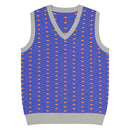 Comprar Chaleco Bandera España de punto con cuello pico La Flamenca de Borgoña Bandera España