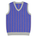 Comprar Chaleco Bandera España de punto con cuello pico La Flamenca de Borgoña Bandera España