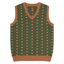 Comprar Chaleco Bandera de España de punto con cuello pico La Flamenca de Borgoña Bandera España