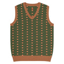 Comprar Chaleco Bandera de España de punto con cuello pico La Flamenca de Borgoña Bandera España