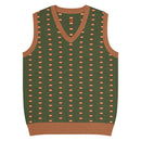 Comprar Chaleco Bandera de España de punto con cuello pico La Flamenca de Borgoña Bandera España