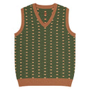 Comprar Chaleco Bandera de España de punto con cuello pico La Flamenca de Borgoña Bandera España