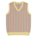 Comprar Chaleco Bandera de España de punto con cuello pico La Flamenca de Borgoña Bandera España