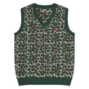 Comprar Chaleco Camuflaje de punto con cuello pico La Flamenca de Borgoña Bandera España