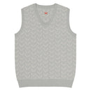 Comprar Chaleco de Cazador venao de punto con cuello pico La Flamenca de Borgoña Bandera España