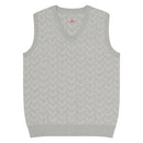 Comprar Chaleco de Cazador venao de punto con cuello pico La Flamenca de Borgoña Bandera España