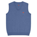 Comprar Chaleco de punto con cuello pico La Flamenca de Borgoña La Flamenca de Borgoña Bandera España