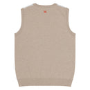 Comprar Chaleco de punto con cuello pico La Flamenca de Borgoña beig La Flamenca de Borgoña Bandera España