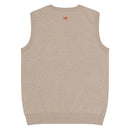 Comprar Chaleco de punto con cuello pico La Flamenca de Borgoña beig La Flamenca de Borgoña Bandera España