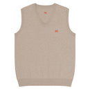 Comprar Chaleco de punto con cuello pico La Flamenca de Borgoña beig La Flamenca de Borgoña Bandera España