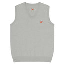 Comprar Chaleco de punto con cuello pico La Flamenca de Borgoña gris La Flamenca de Borgoña Bandera España