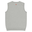 Comprar Chaleco de punto con cuello pico La Flamenca de Borgoña gris La Flamenca de Borgoña Bandera España