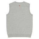 Comprar Chaleco de punto con cuello pico La Flamenca de Borgoña gris La Flamenca de Borgoña Bandera España