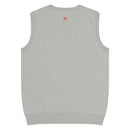 Comprar Chaleco de punto con cuello pico La Flamenca de Borgoña gris La Flamenca de Borgoña Bandera España