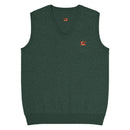 Comprar Chaleco de punto con cuello pico La Flamenca de Borgoña. verde La Flamenca de Borgoña Bandera España