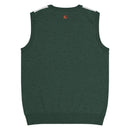 Comprar Chaleco de punto con cuello pico La Flamenca de Borgoña. verde La Flamenca de Borgoña Bandera España