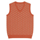 Comprar Chaleco de punto con cuello pico La Flamenca de Borgoña Bandera España